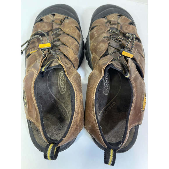 KEEN Newport Sandals Men’s Size 10.5 Brown Leather Waterproof Outdoor Hiking main image 7